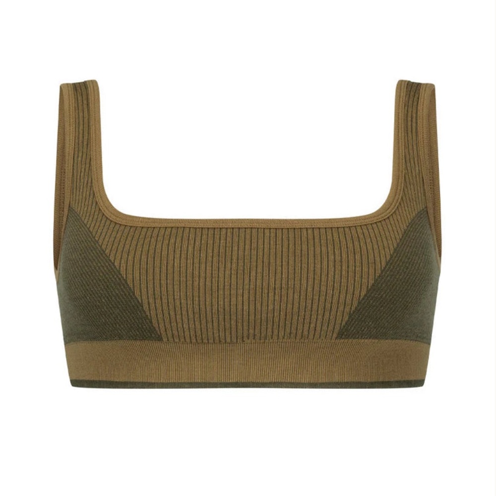 Nagnata classic wool bralet fennel